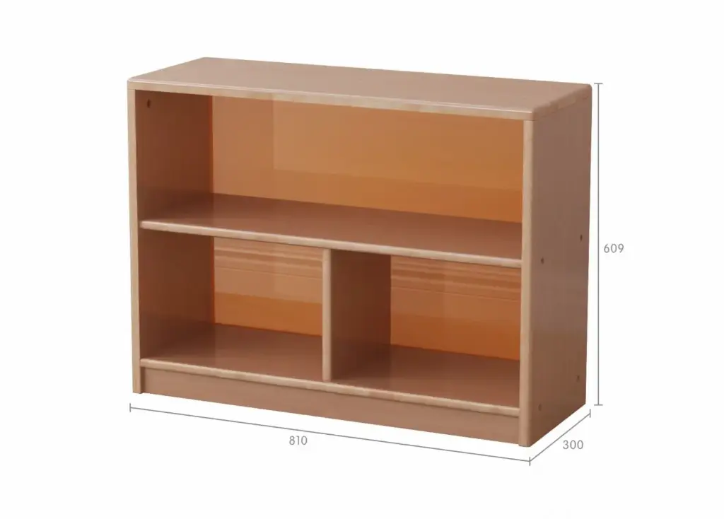 609H × 810L Стеллаж с 3 отсеками Forest School 