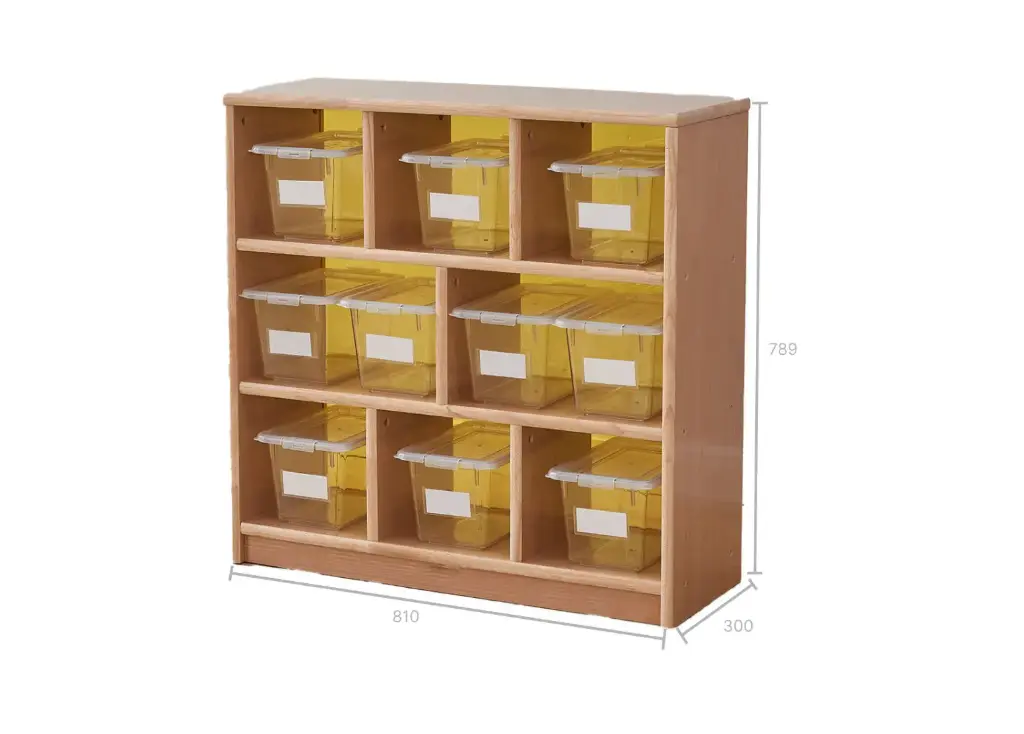 [CL27412] 789H × 810L Стеллаж с 8 отсеками Forest School  (открытая)