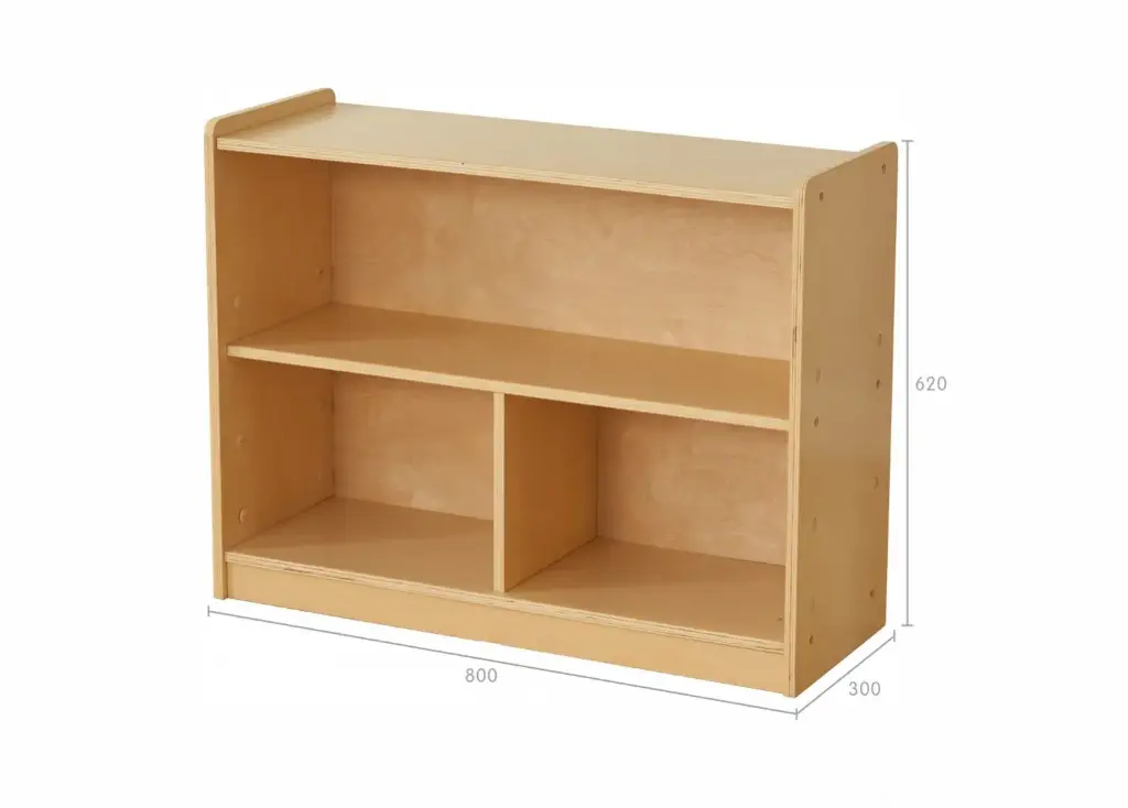 620H × 800L Стеллаж с 3 отсеками Norwood