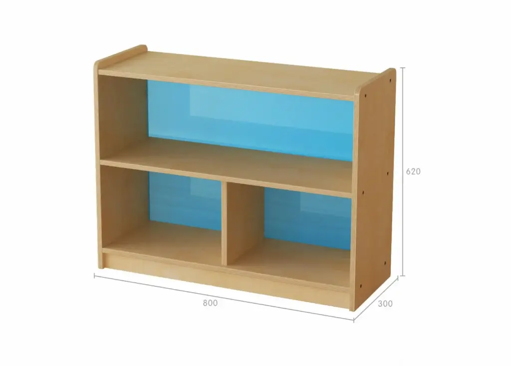 620H × 800L Стеллаж с 3 отсеками Norwood