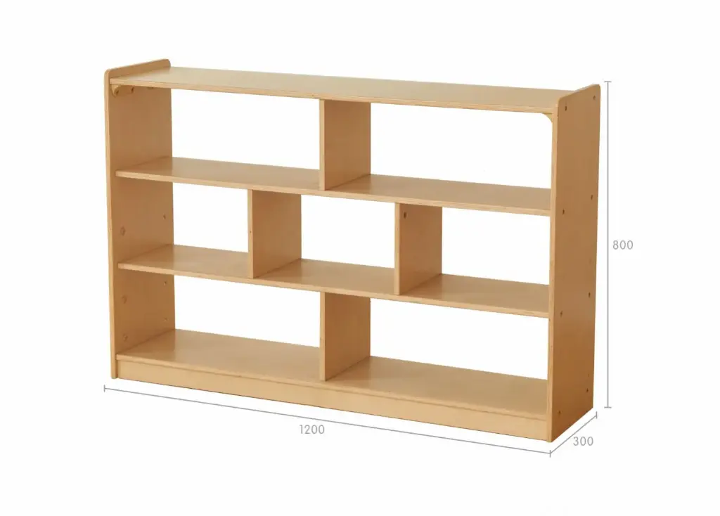 800H × 1200L Стеллаж с 7 отсеками Norwood