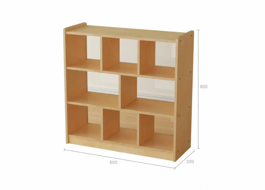 800H × 800L Стеллаж с 8 отсеками Norwood