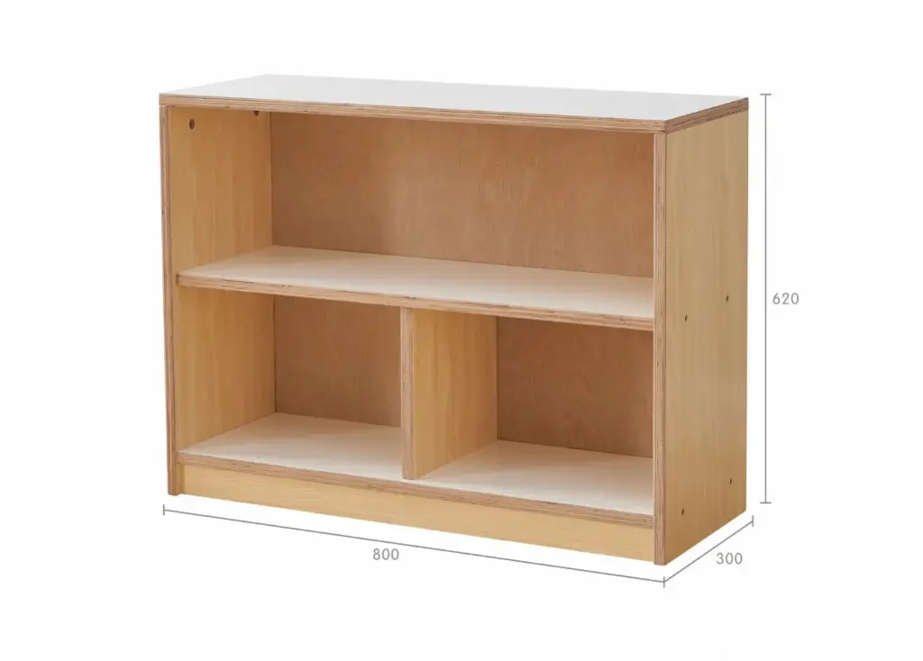 620H × 800L Стеллаж с 3 отсеками Snowdon
