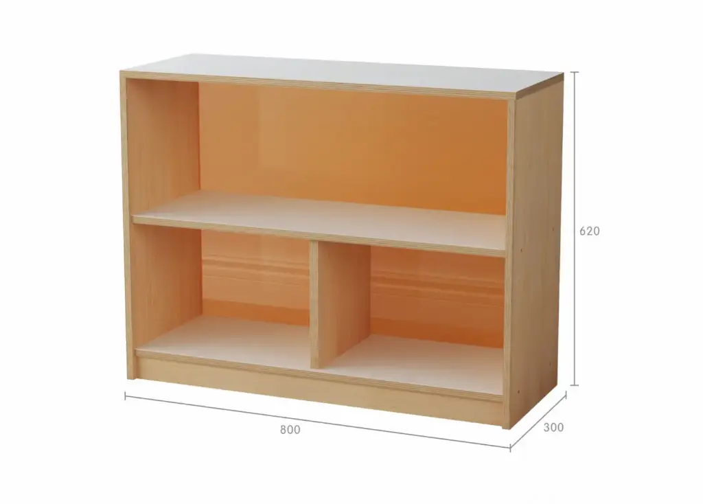 620H × 800L Стеллаж с 3 отсеками Snowdon